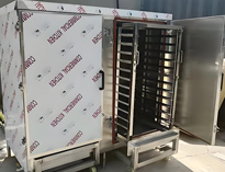 陝西手机看片福利视频設備廠家告訴你隧道式大型推車蒸櫃的特點